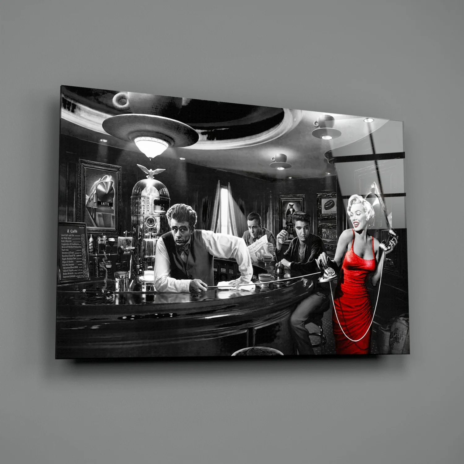 Marilyn Monroe Glass Wall Art - Image 3