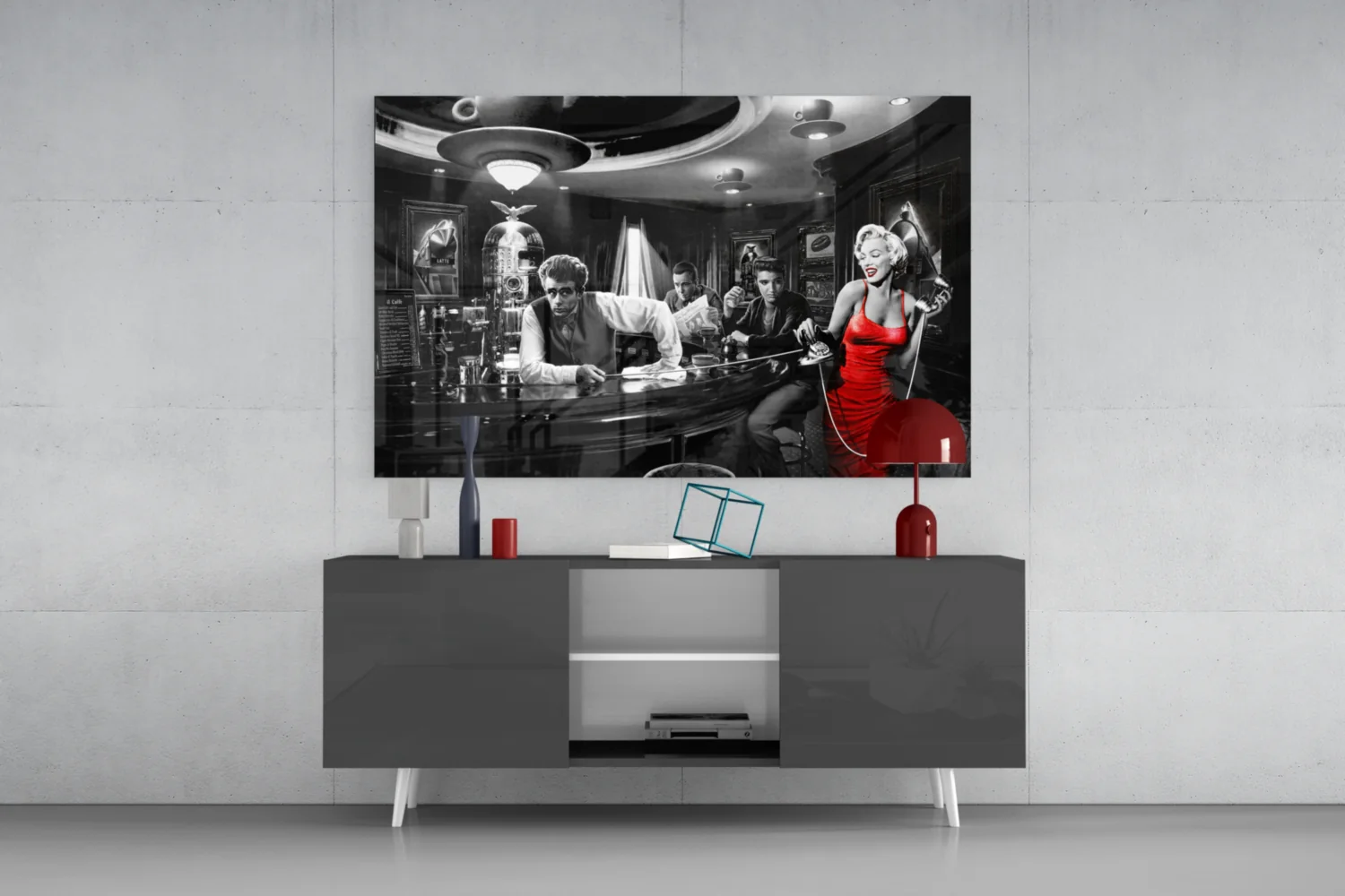 Marilyn Monroe Glass Wall Art - Image 9