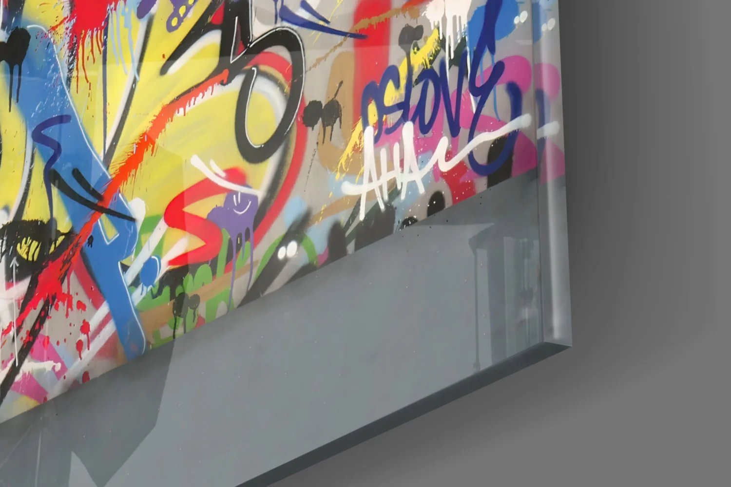 Behind the Curtain Glass Art - Image 8