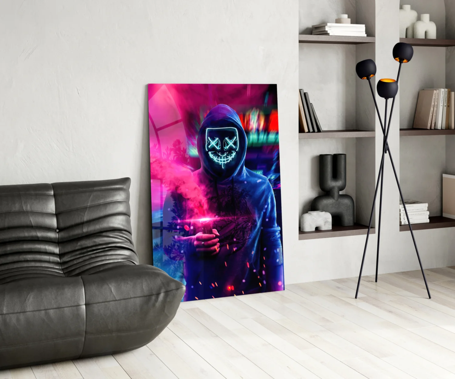 Neon Protest Glass Art - Image 6