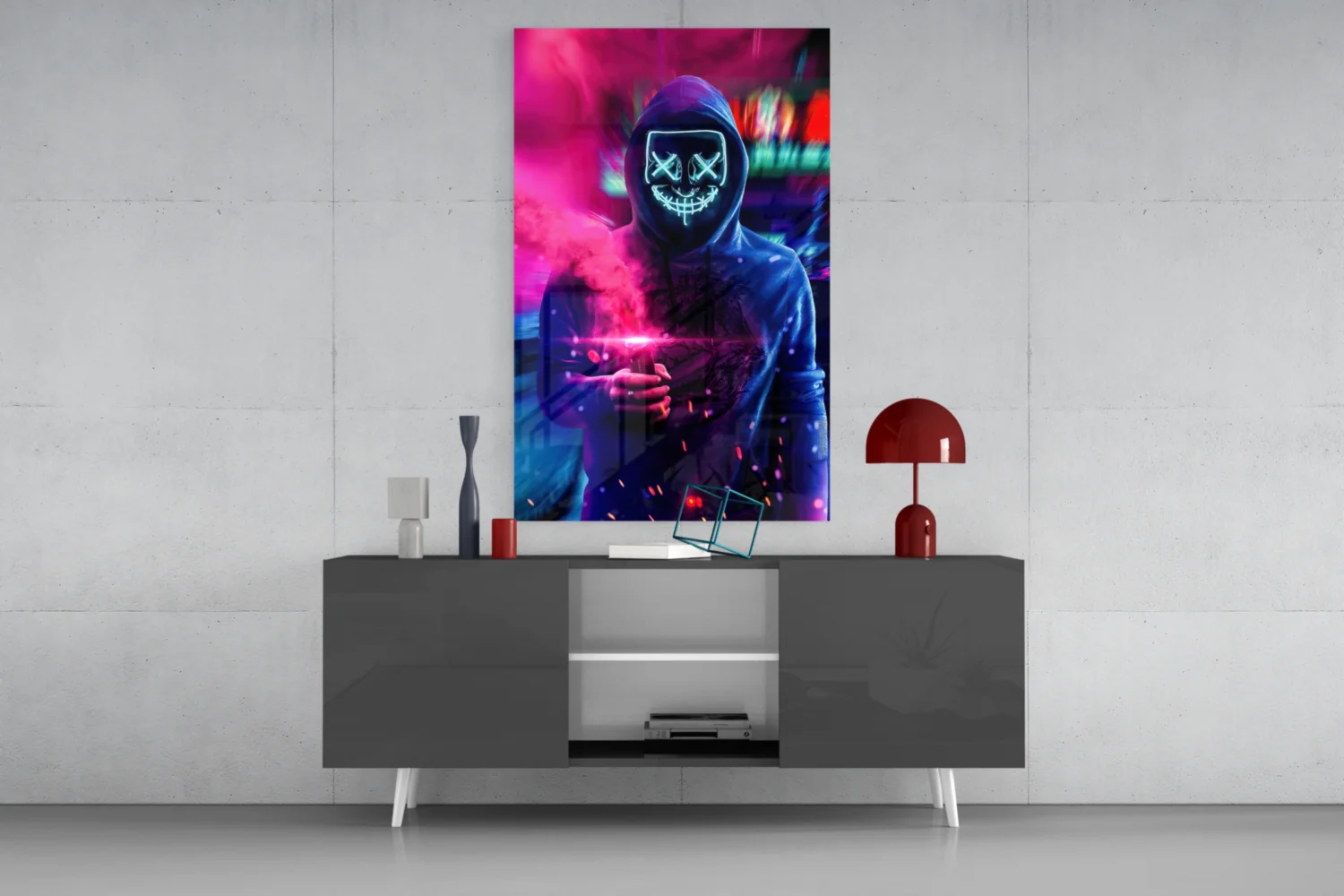 Neon Protest Glass Art - Image 9