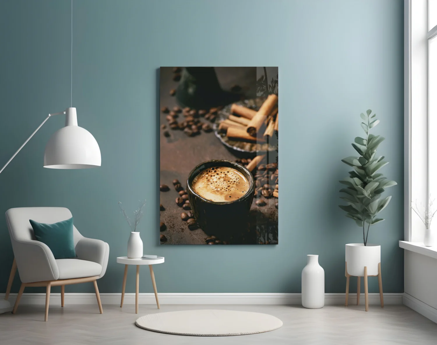 Cinnamon Coffee Glass Art - Image 5