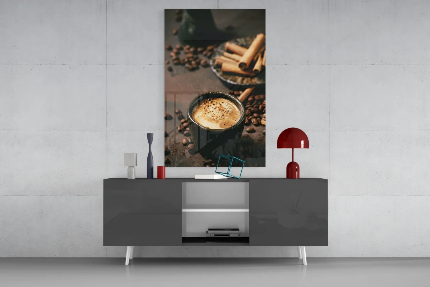 Cinnamon Coffee Glass Art - Image 9