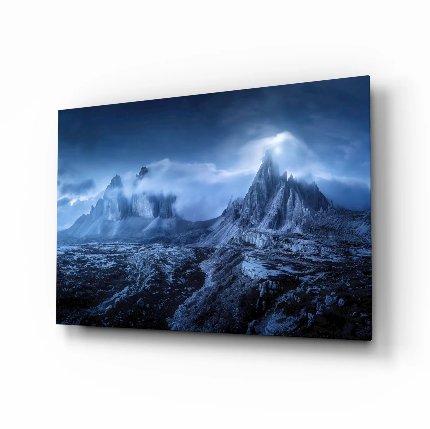 Imposing Mountains Glass Art - Image 2
