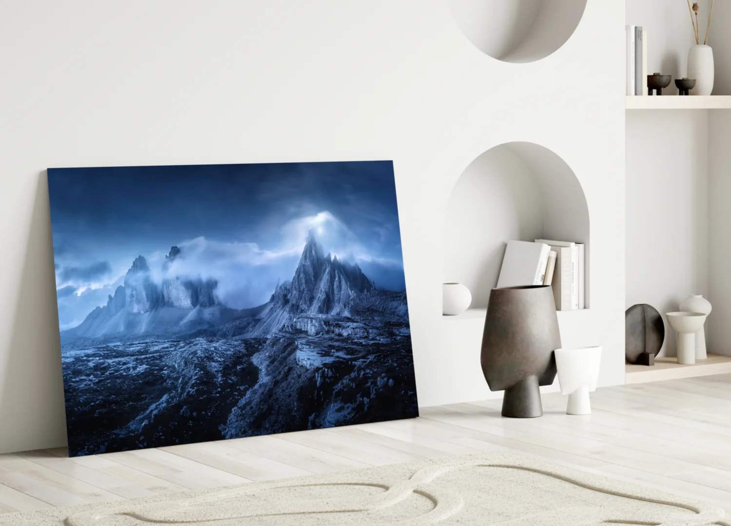 Imposing Mountains Glass Art - Image 4