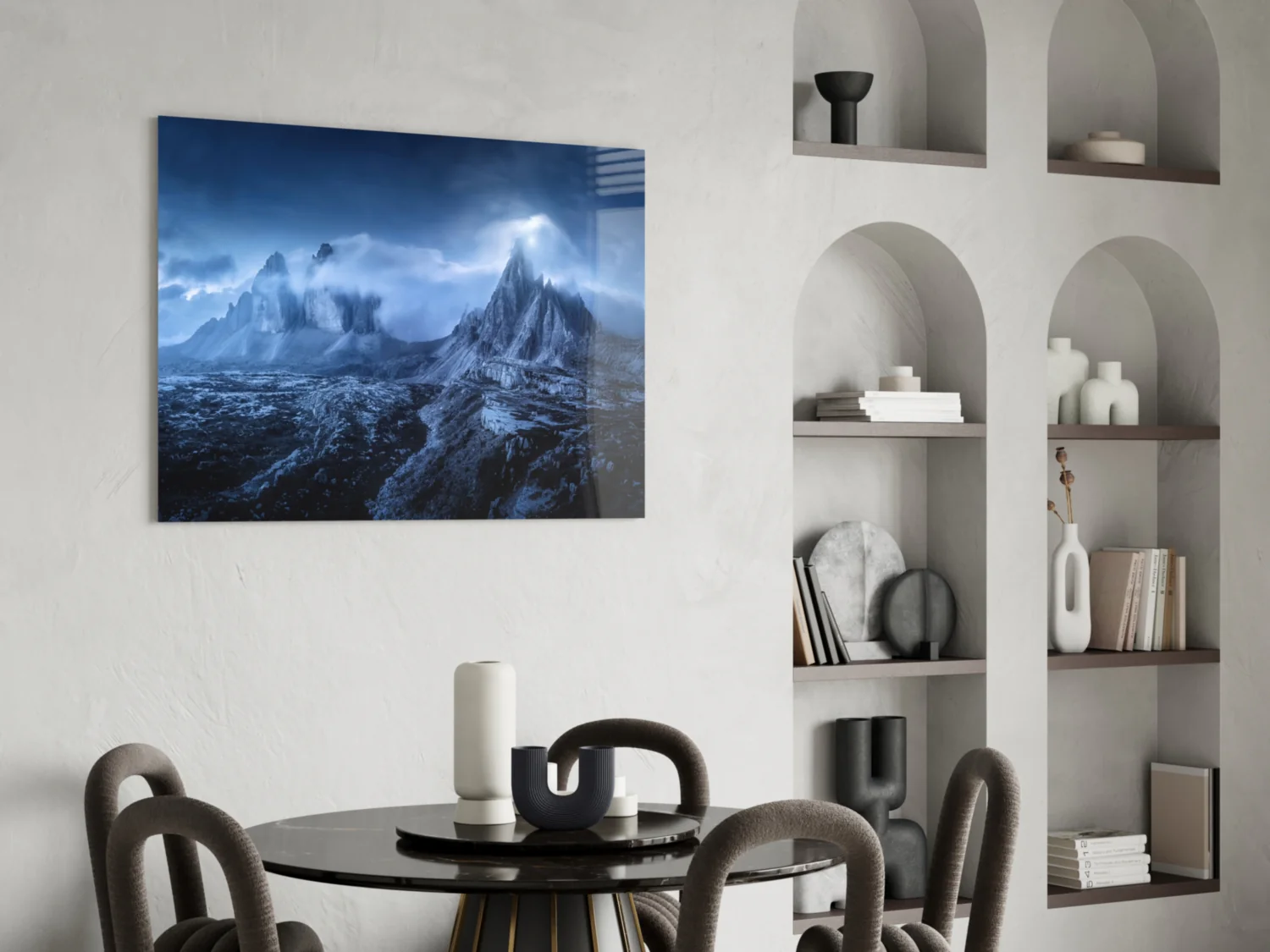 Imposing Mountains Glass Art - Image 6