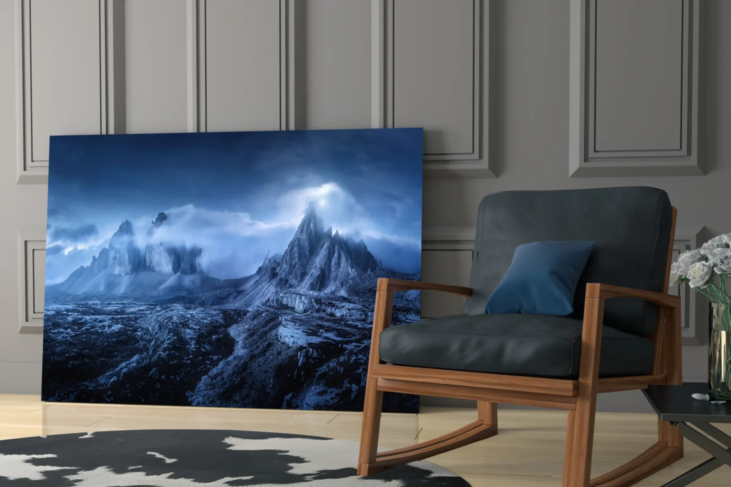 Imposing Mountains Glass Art - Image 7