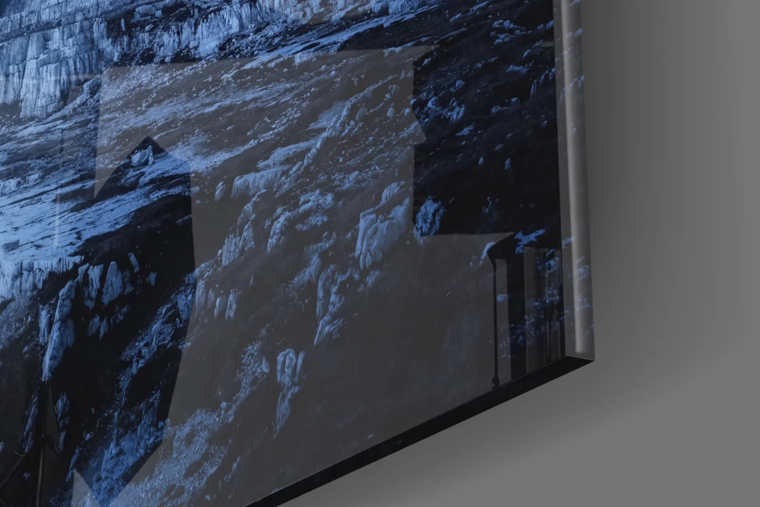 Imposing Mountains Glass Art - Image 8