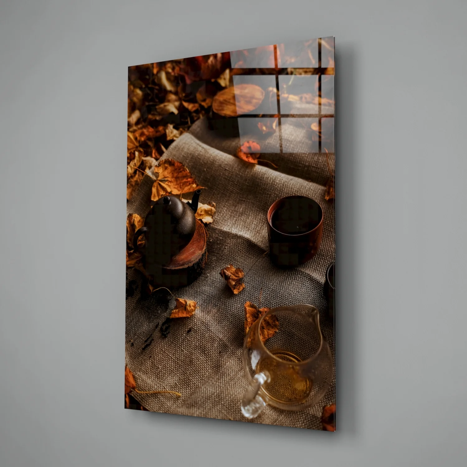 Autumn Picnic Glass Art - Image 3