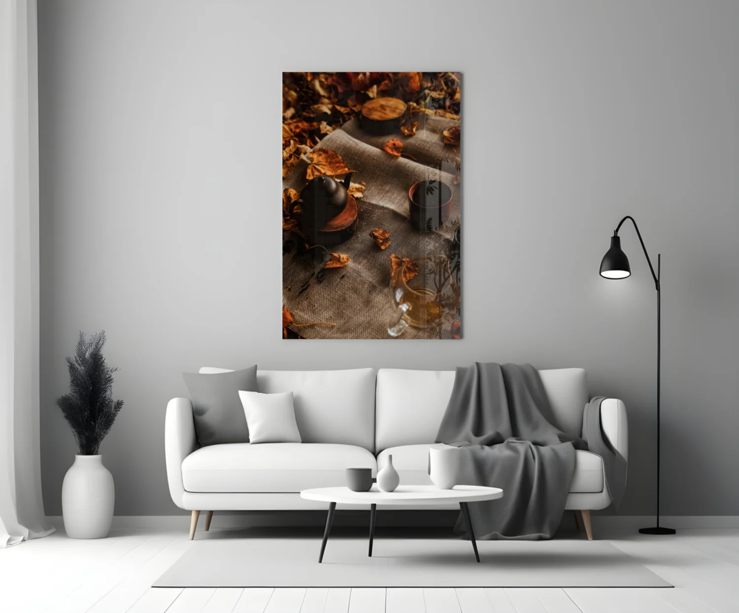 Autumn Picnic Glass Art - Image 4
