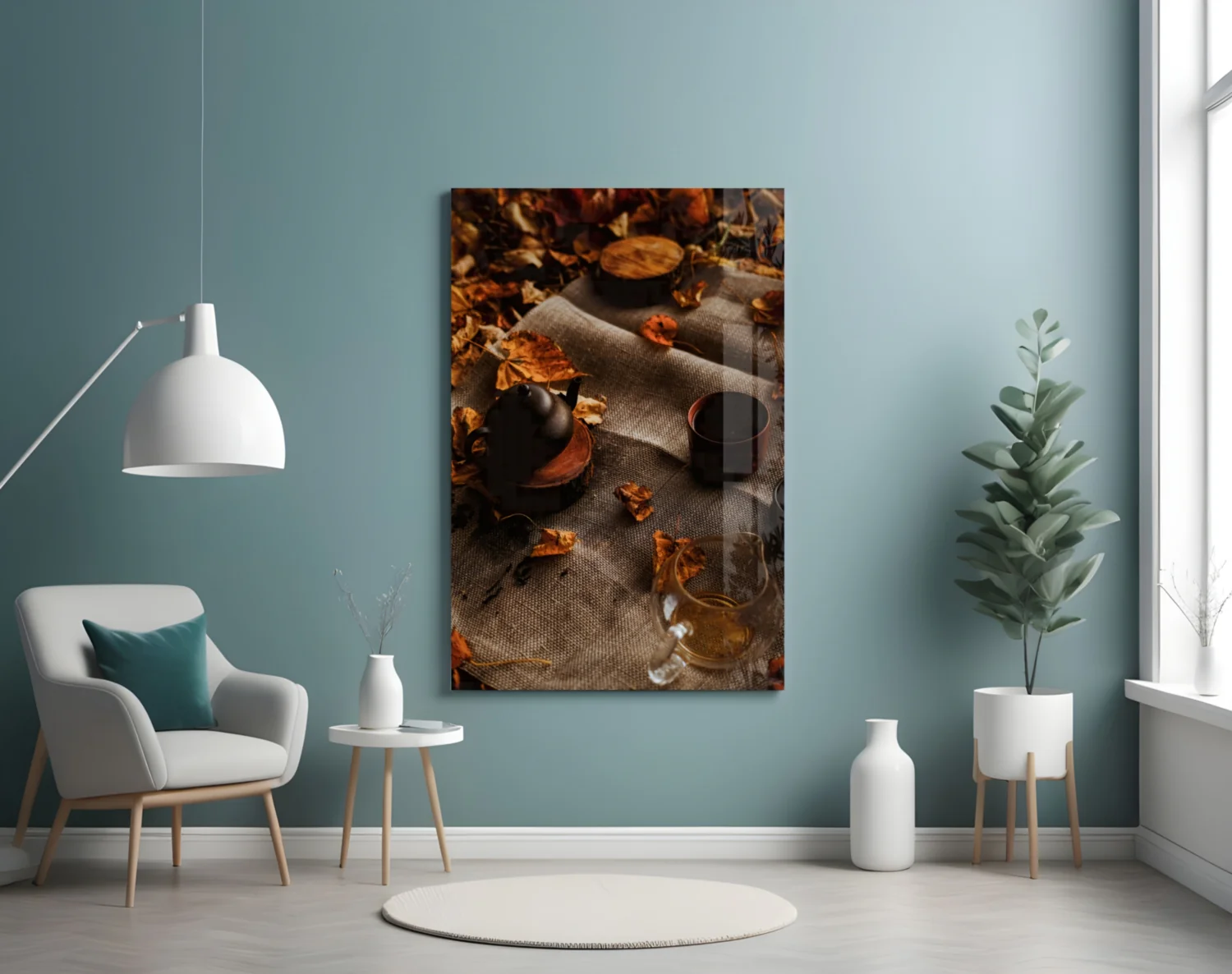 Autumn Picnic Glass Art - Image 5
