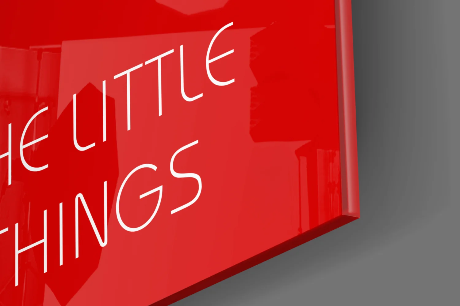 Enjoy The Little Things Glass Wall Art - Image 8