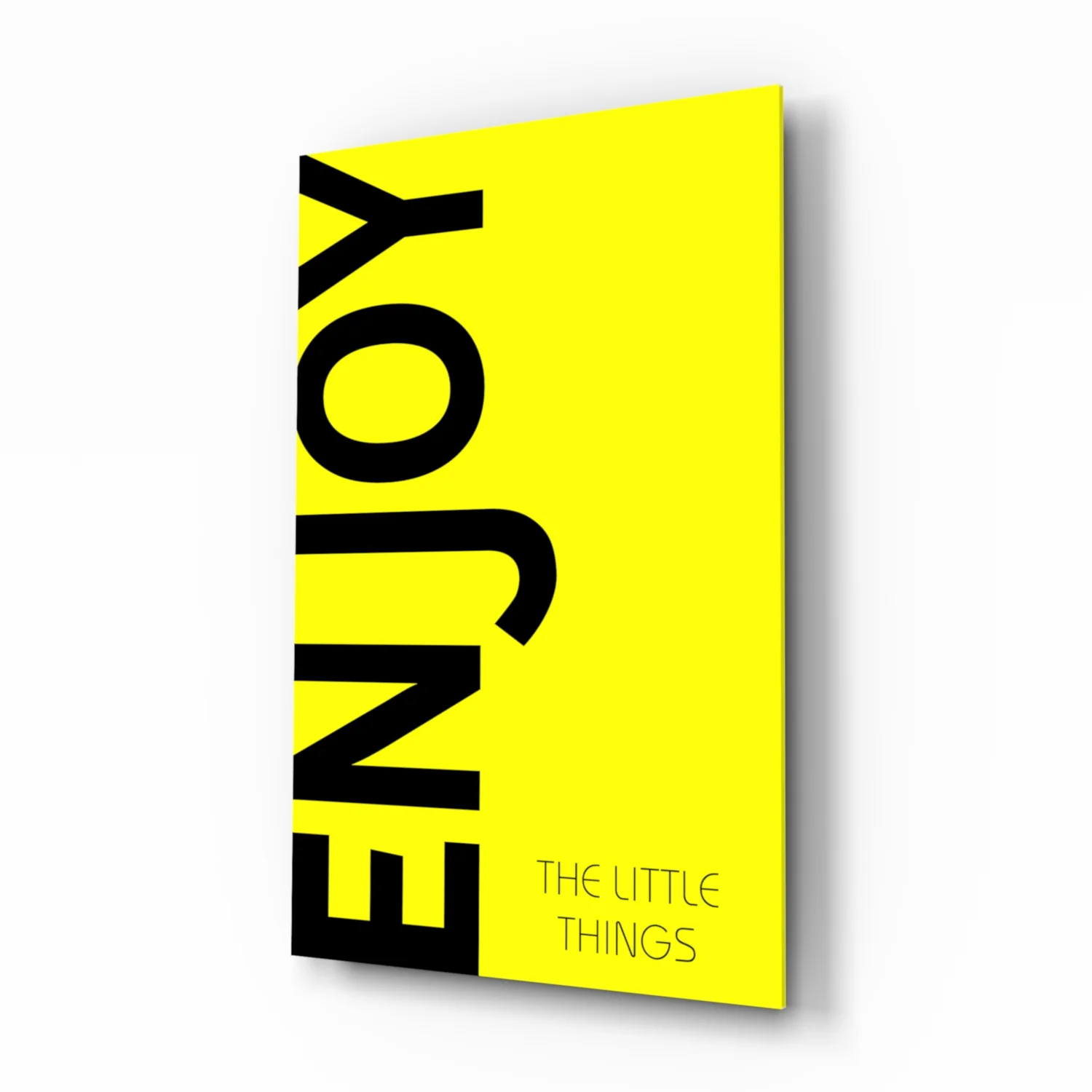 Enjoy The Little Things Glass Wall Art - Image 2