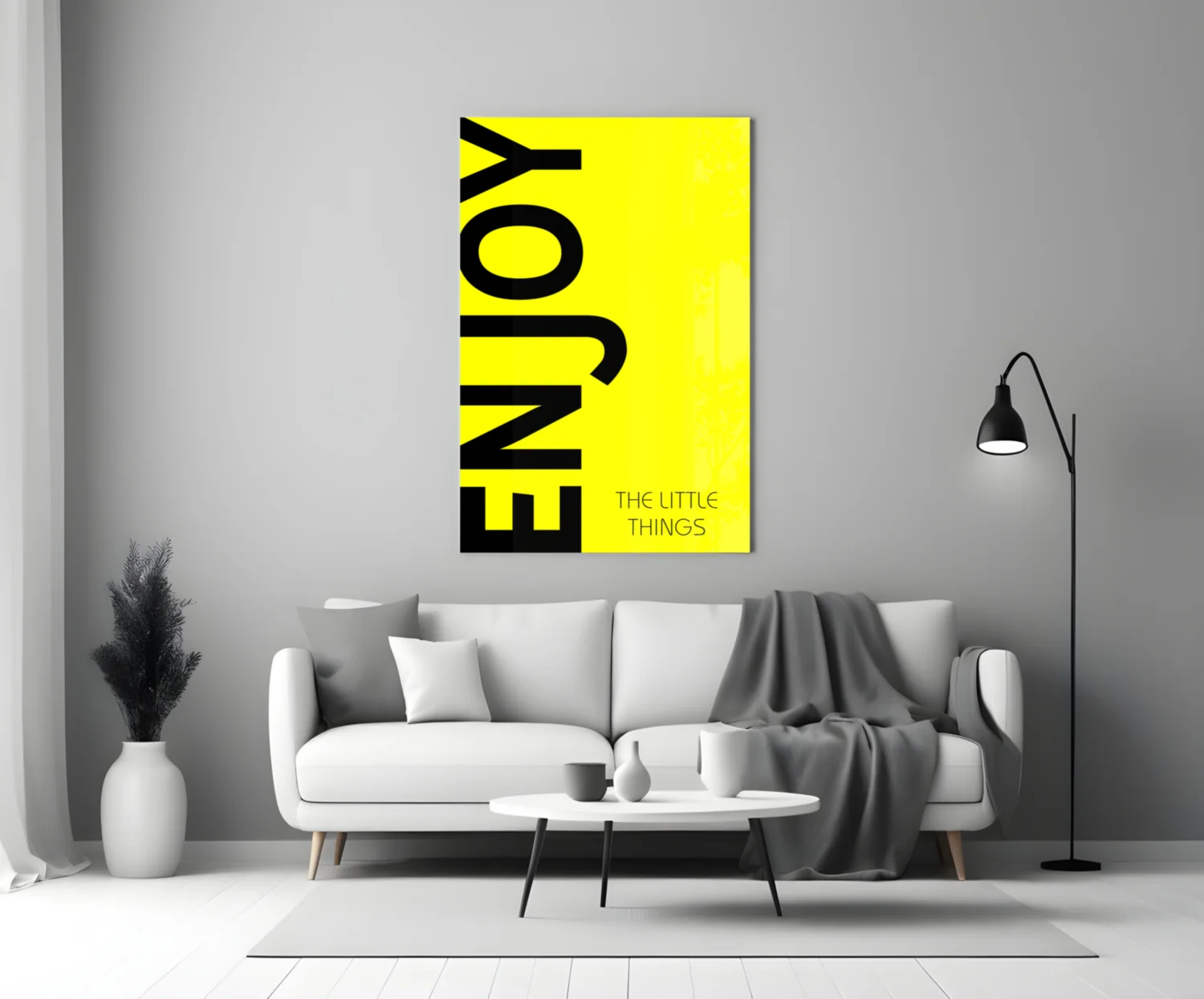 Enjoy The Little Things Glass Wall Art - Image 4