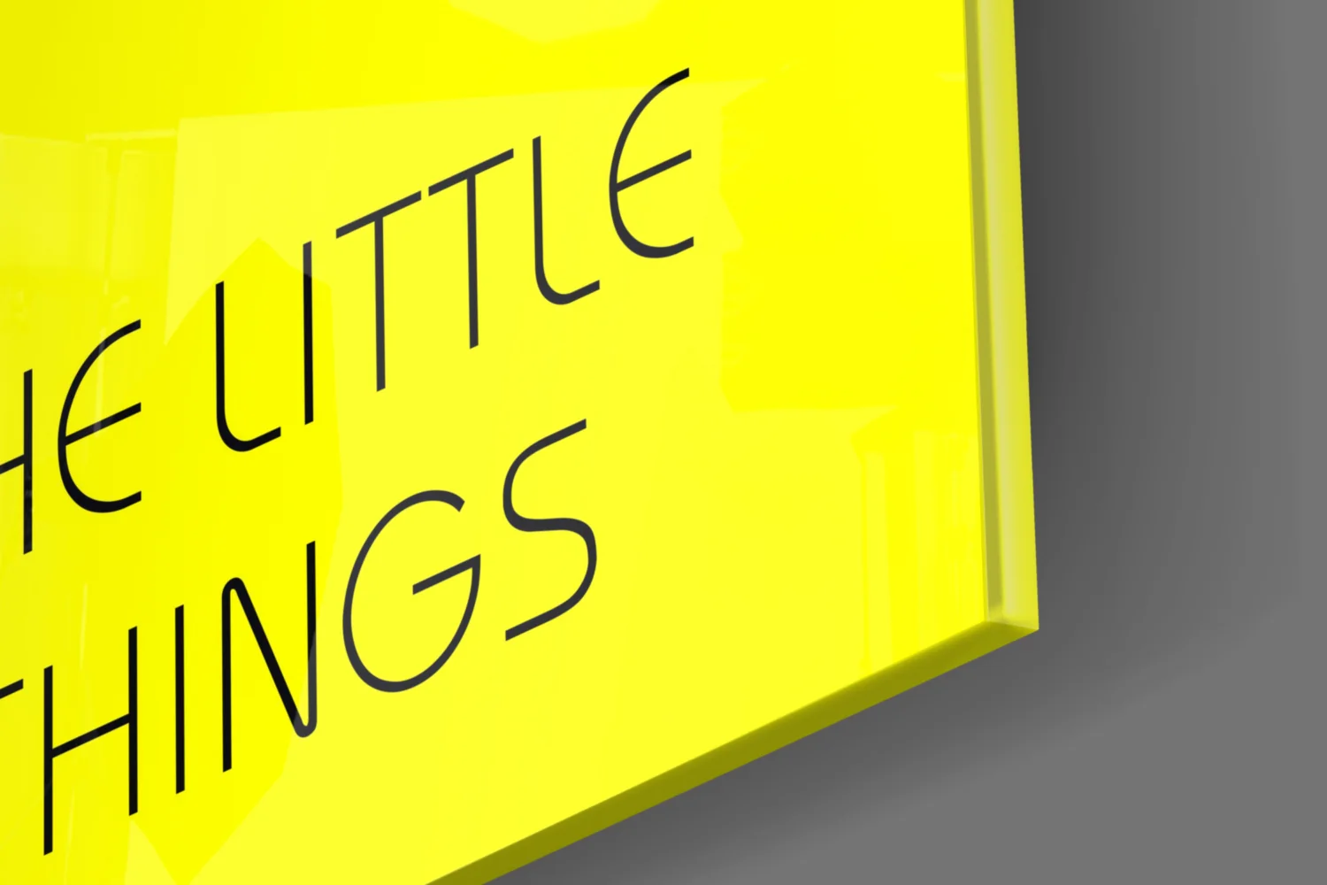 Enjoy The Little Things Glass Wall Art - Image 8