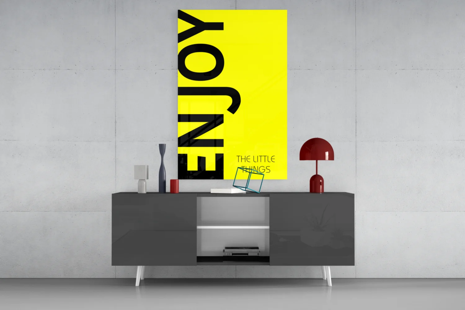 Enjoy The Little Things Glass Wall Art - Image 9