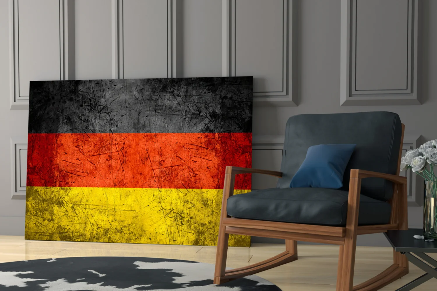 Flag of Germany Glass Wall Art - Image 7