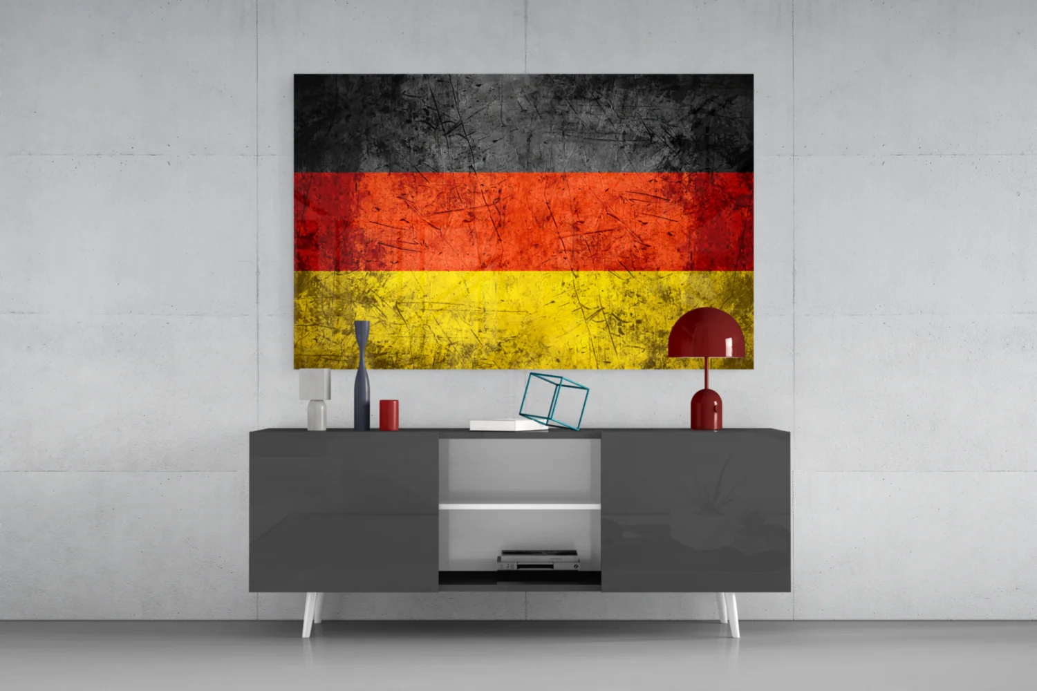Flag of Germany Glass Wall Art - Image 9