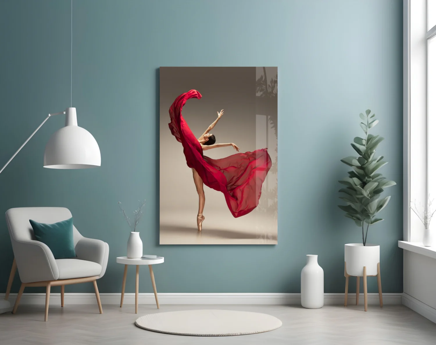 Ballerina Glass Wall Art - Image 5