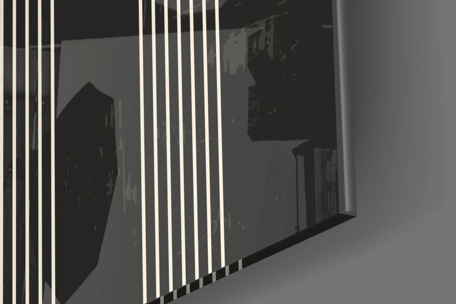 Three Dots Glass Wall Art - Image 8