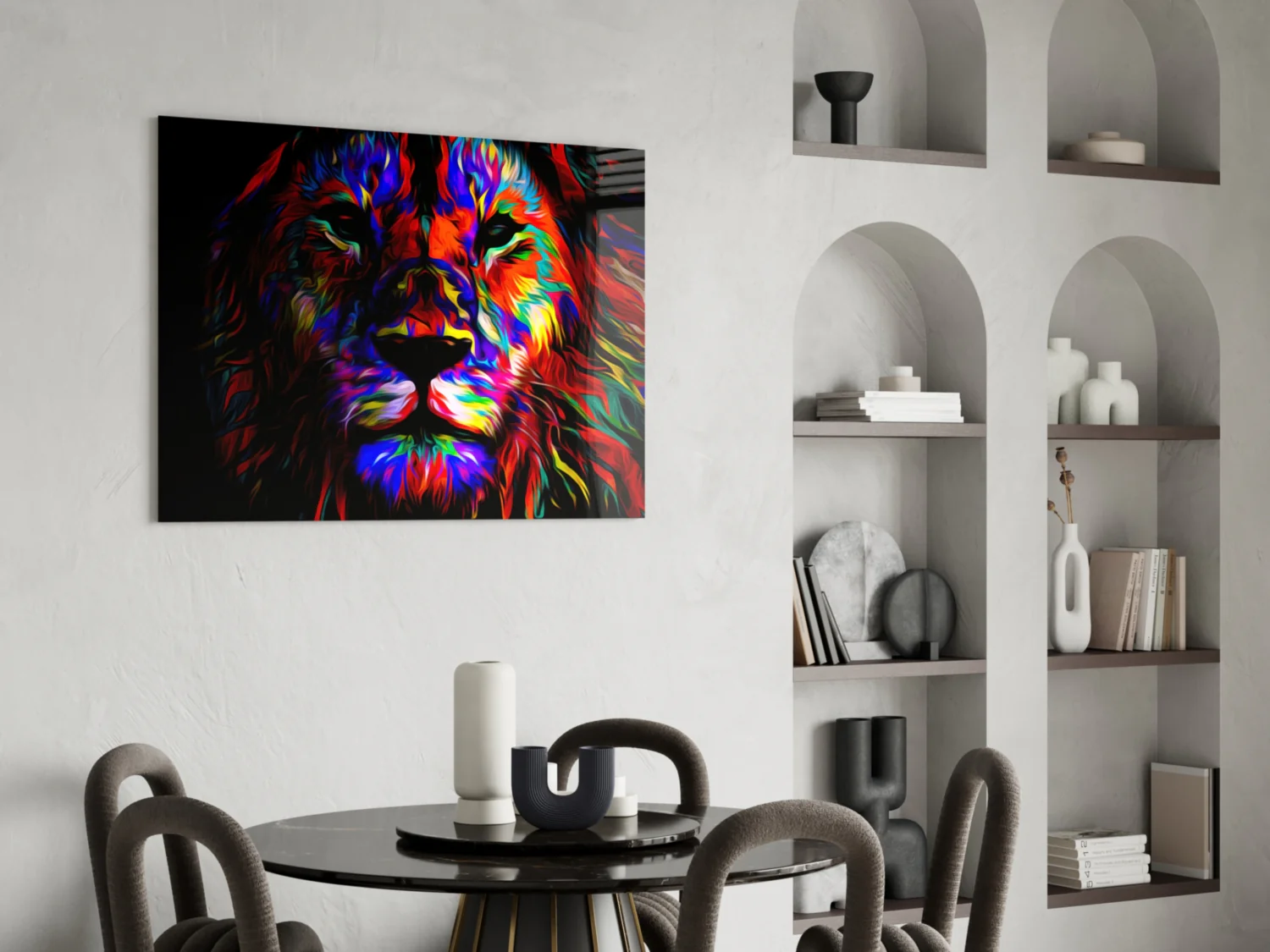 Lion Glass Wall Art - Image 6