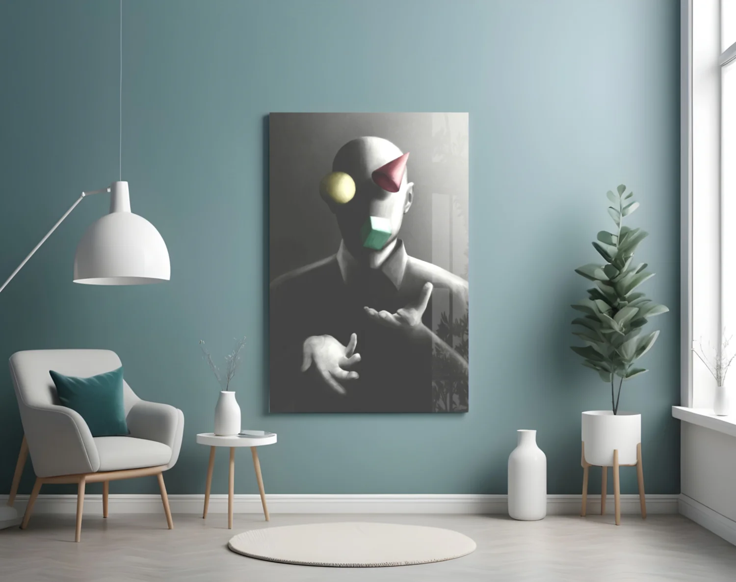 Juggler Glass Wall Art - Image 5