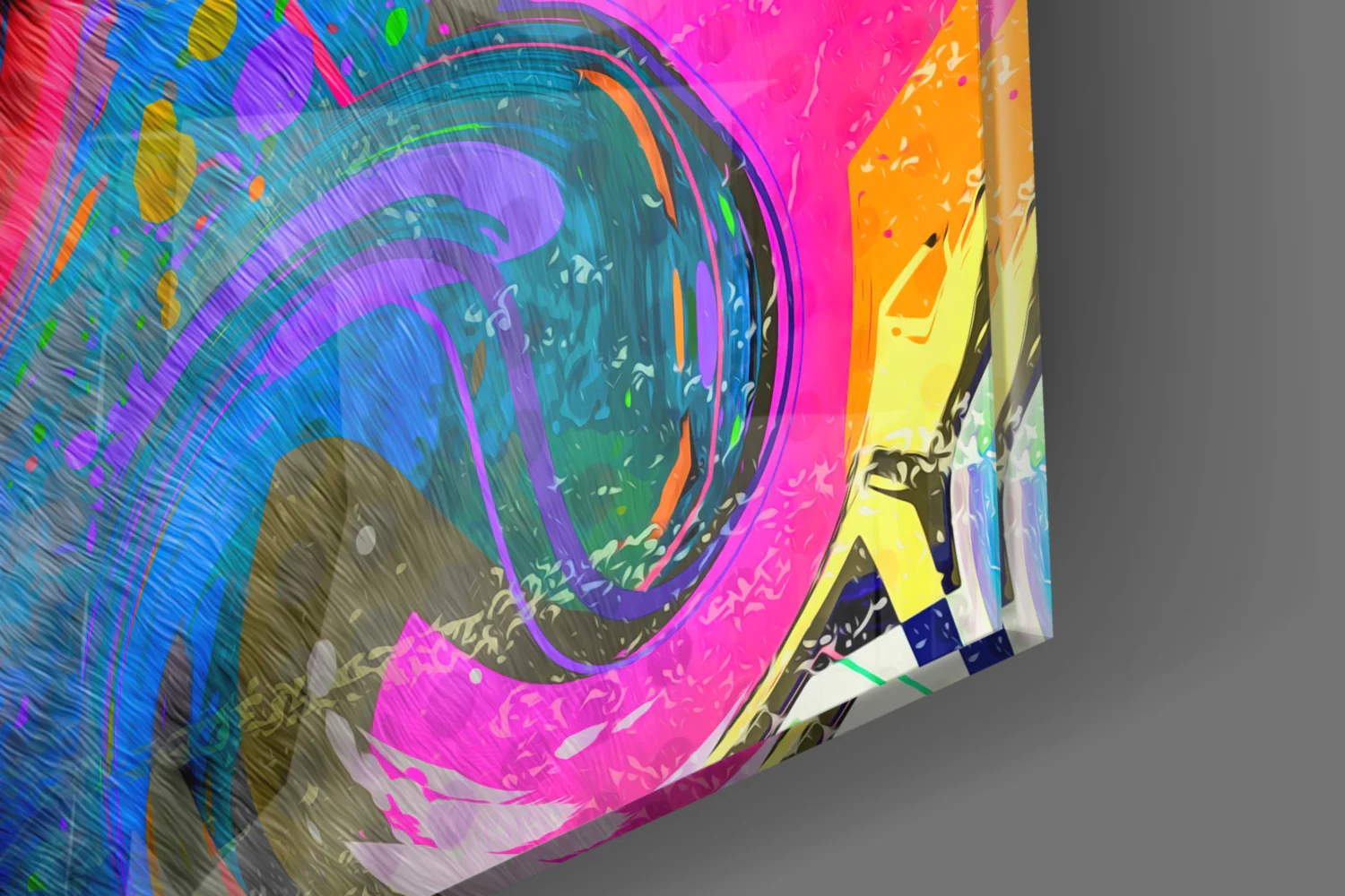 Colored Horse Glass Wall Art - Image 8