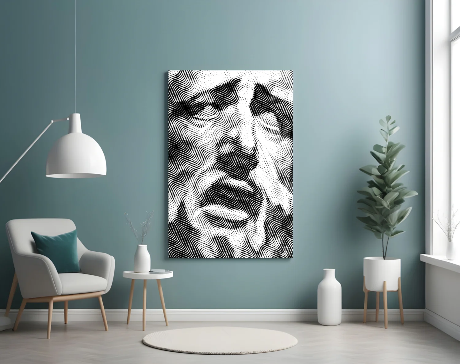 Melting Mind Glass Wall Art - Image 5