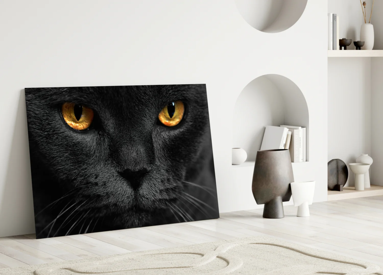 Cat Glass Wall Art - Image 4