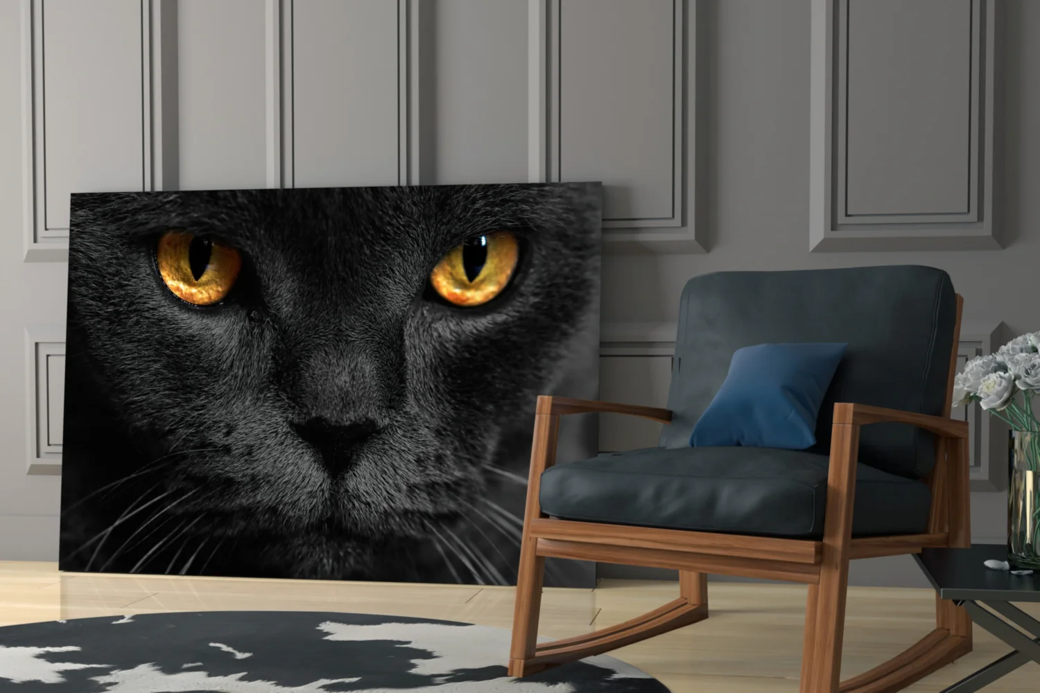Cat Glass Wall Art - Image 7