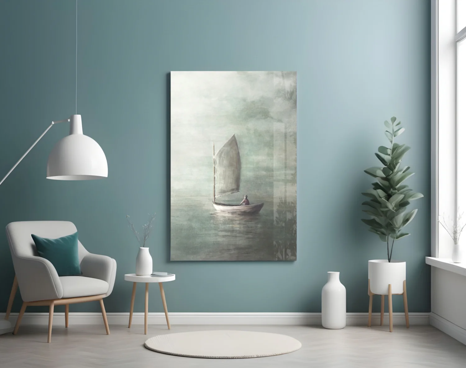 Loneliness Glass Wall Art - Image 5