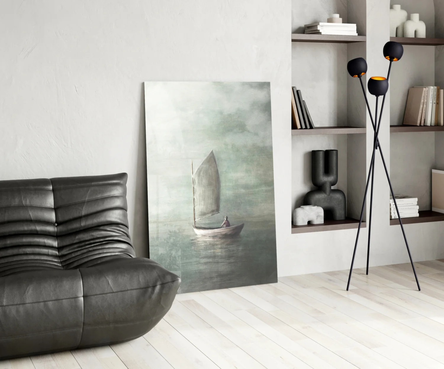 Loneliness Glass Wall Art - Image 6
