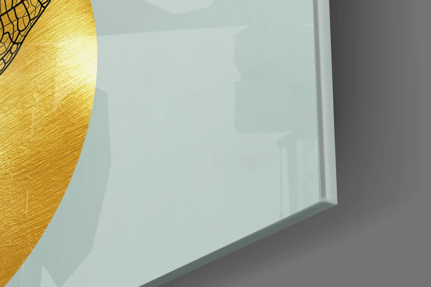 Tree on a Leaf Glass Wall Art - Image 8
