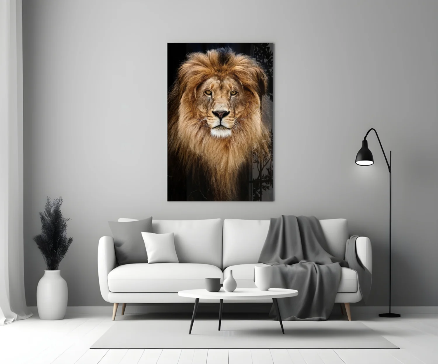 Lion Glass Wall Art - Image 4