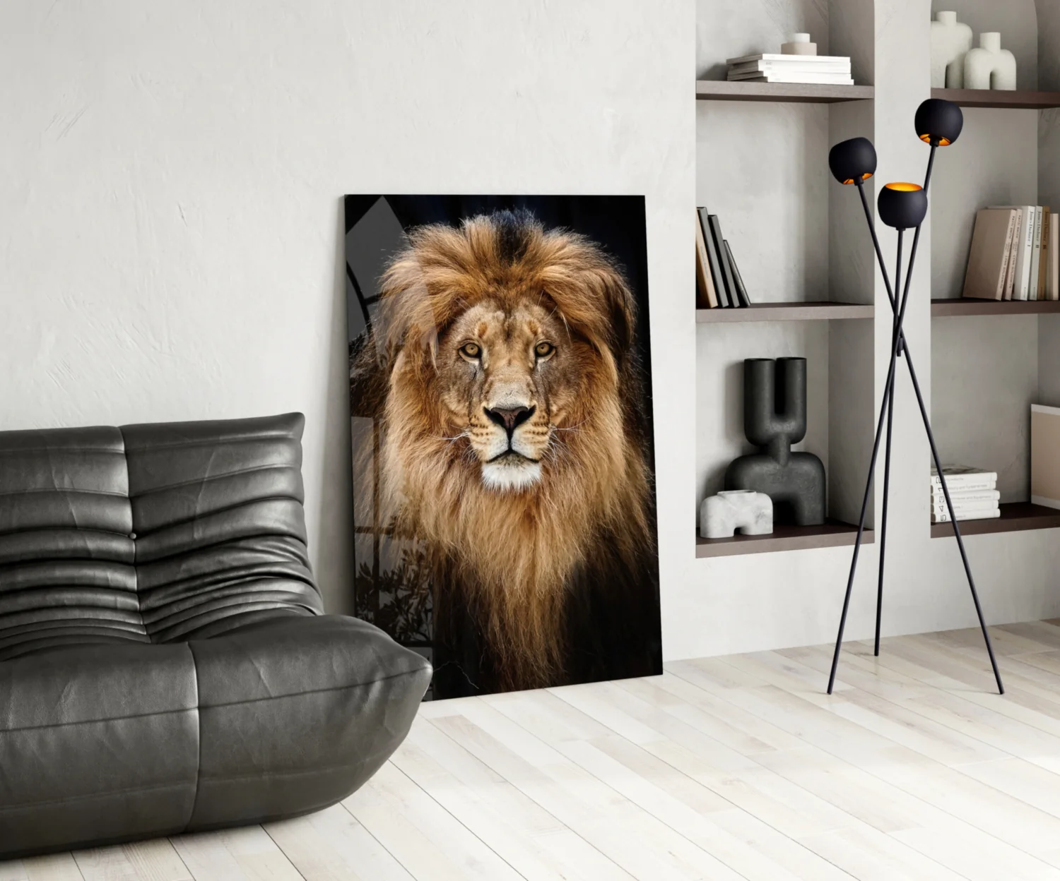 Lion Glass Wall Art - Image 6