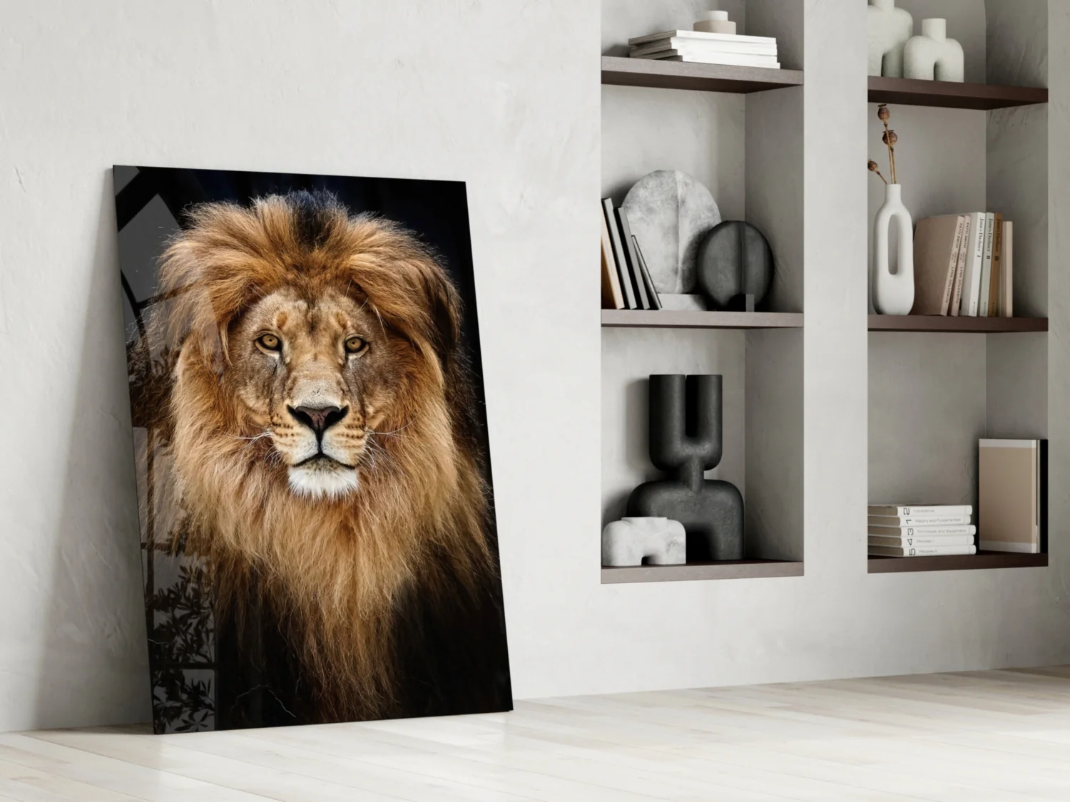 Lion Glass Wall Art - Image 7