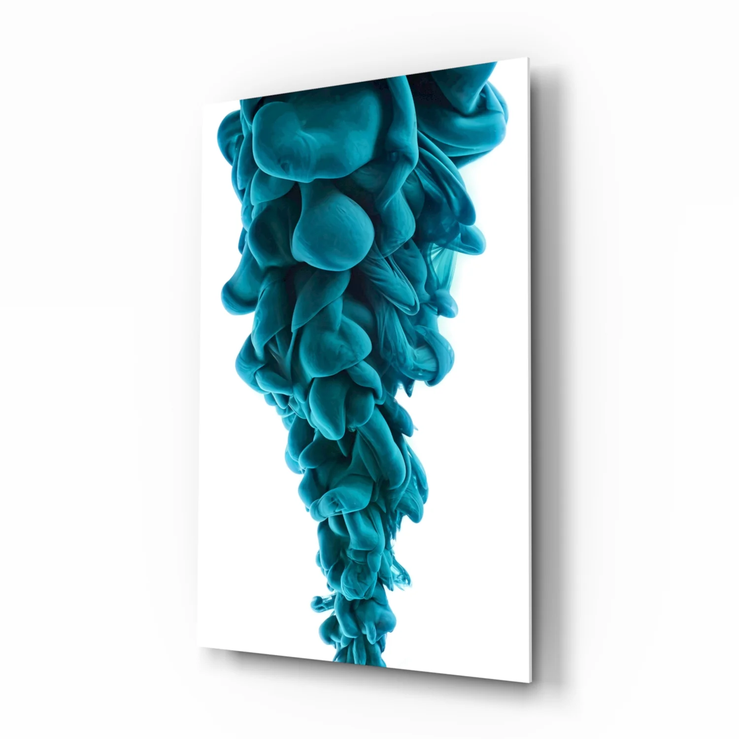 Blue Layers Glass Wall Art - Image 2