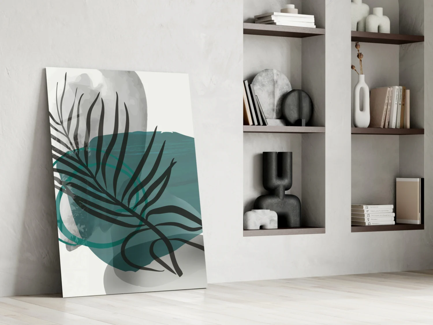 Autumn Green Glass Wall Art - Image 7