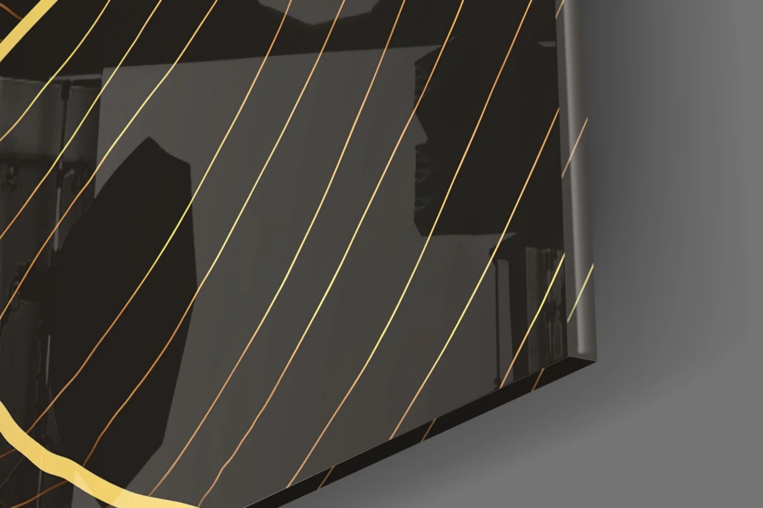 Moon and Mountains Glass Wall Art - Image 8