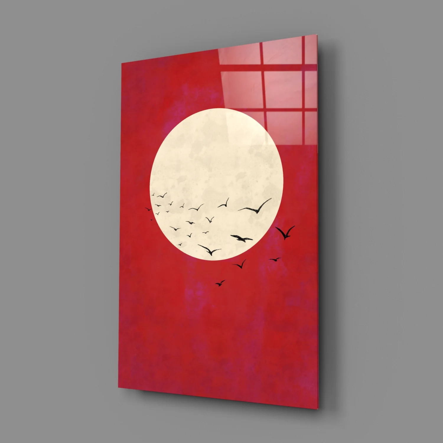 Fly from the Moon Glass Wall Art - Image 3
