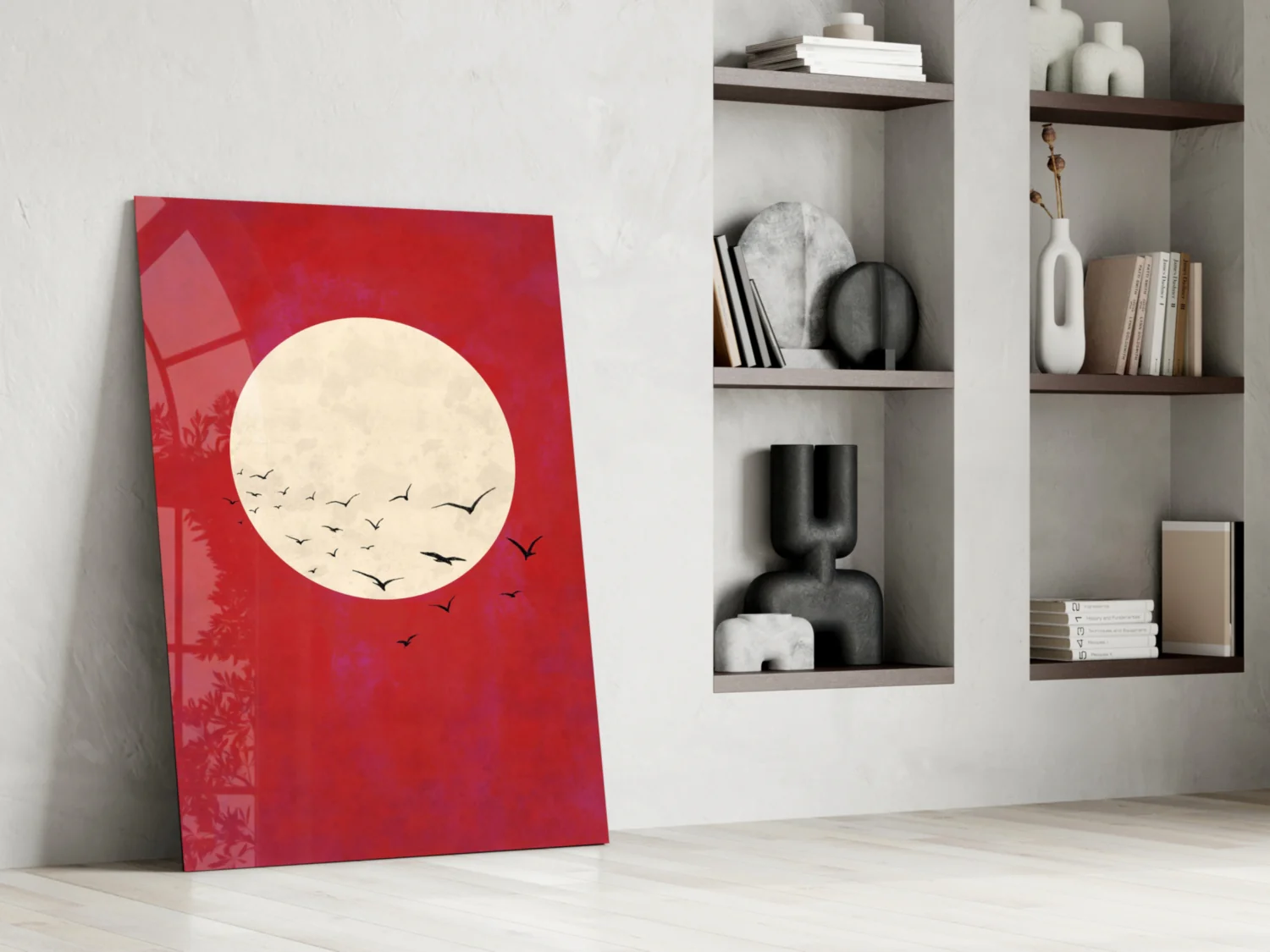 Fly from the Moon Glass Wall Art - Image 7