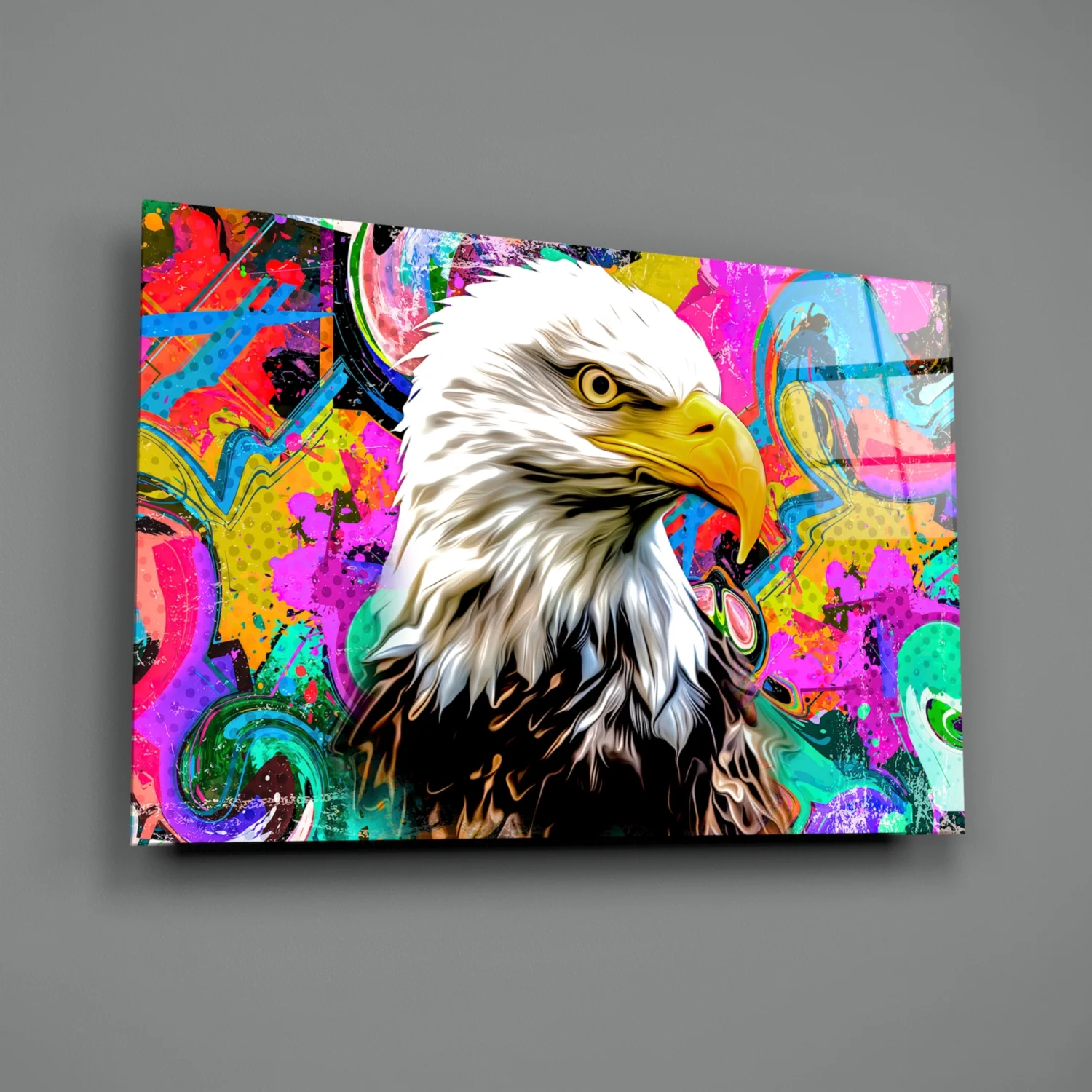 Eagle Eye Glass Wall Art - Image 3