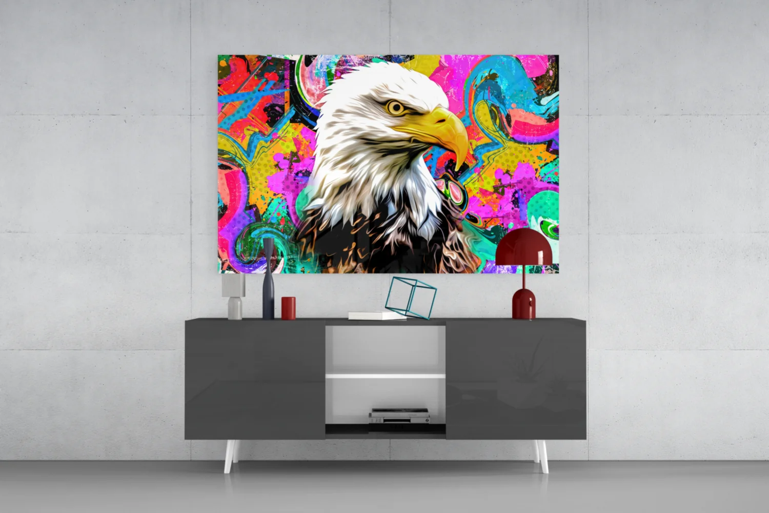 Eagle Eye Glass Wall Art - Image 9