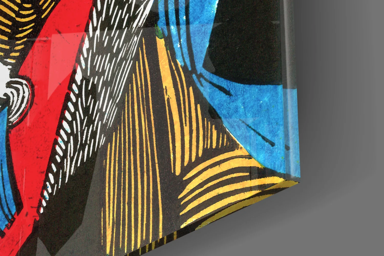 Faces Glass Wall Art - Image 8