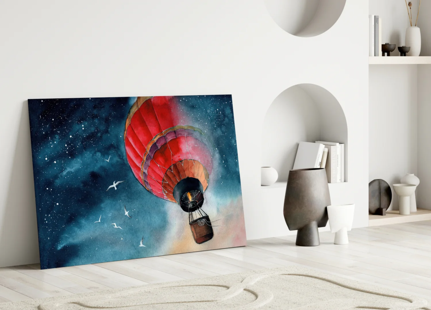 Baloon to the Moon Glass Wall Art - Image 4