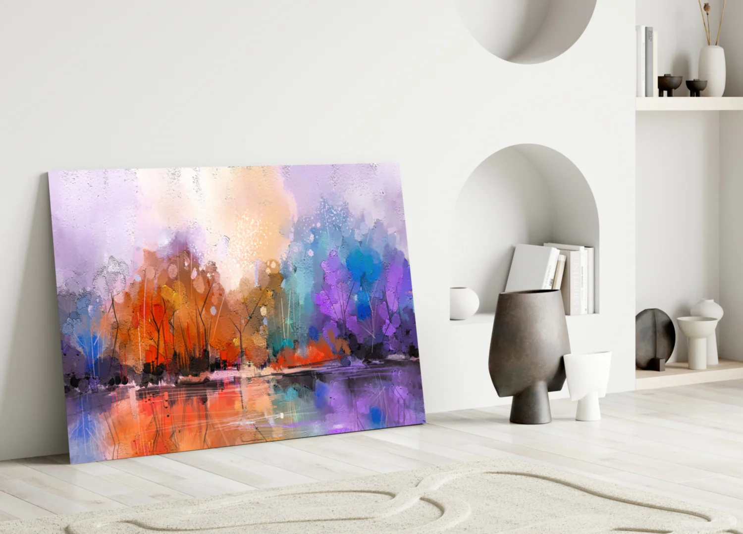 Lake View Glass Wall Art - Image 4