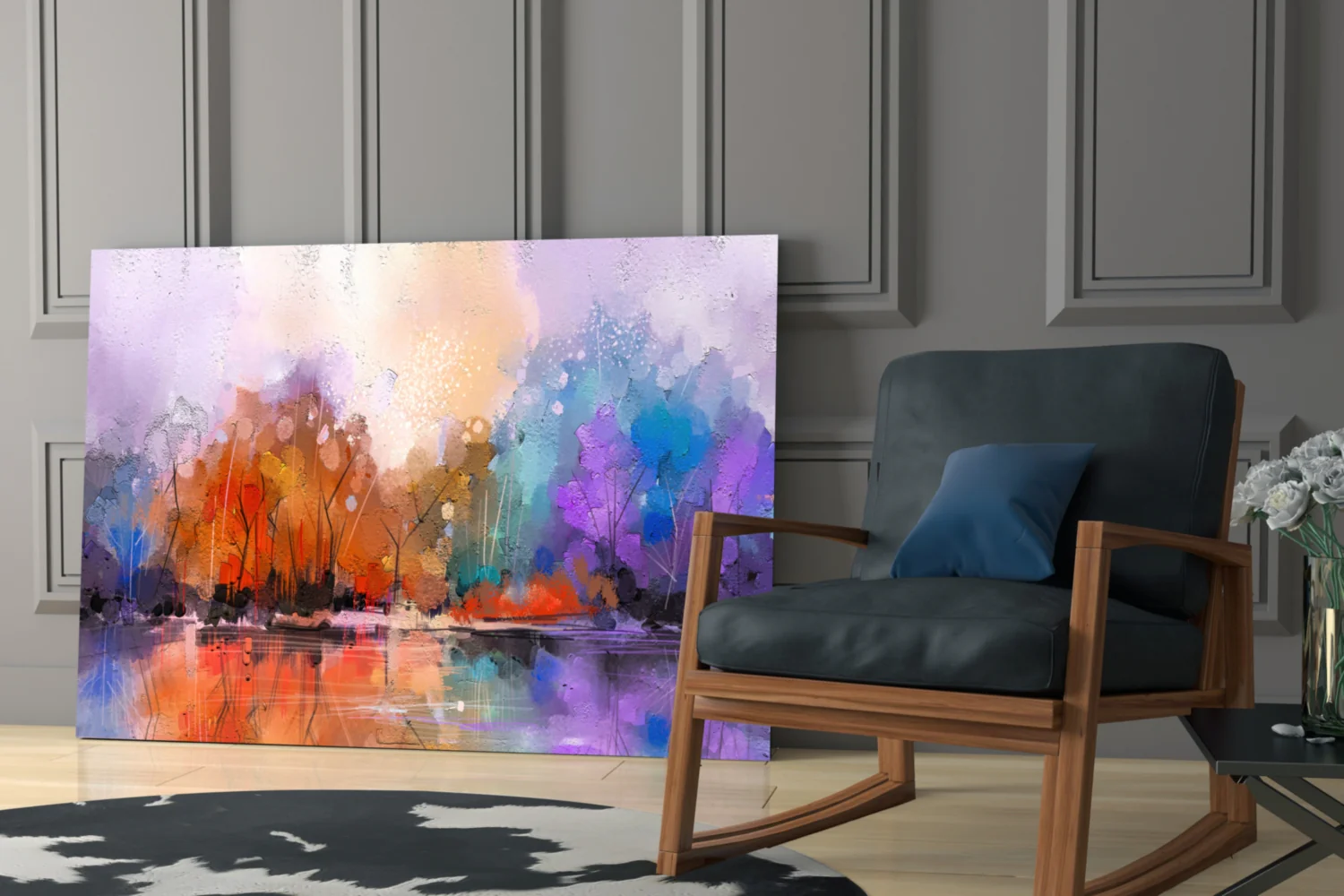 Lake View Glass Wall Art - Image 7