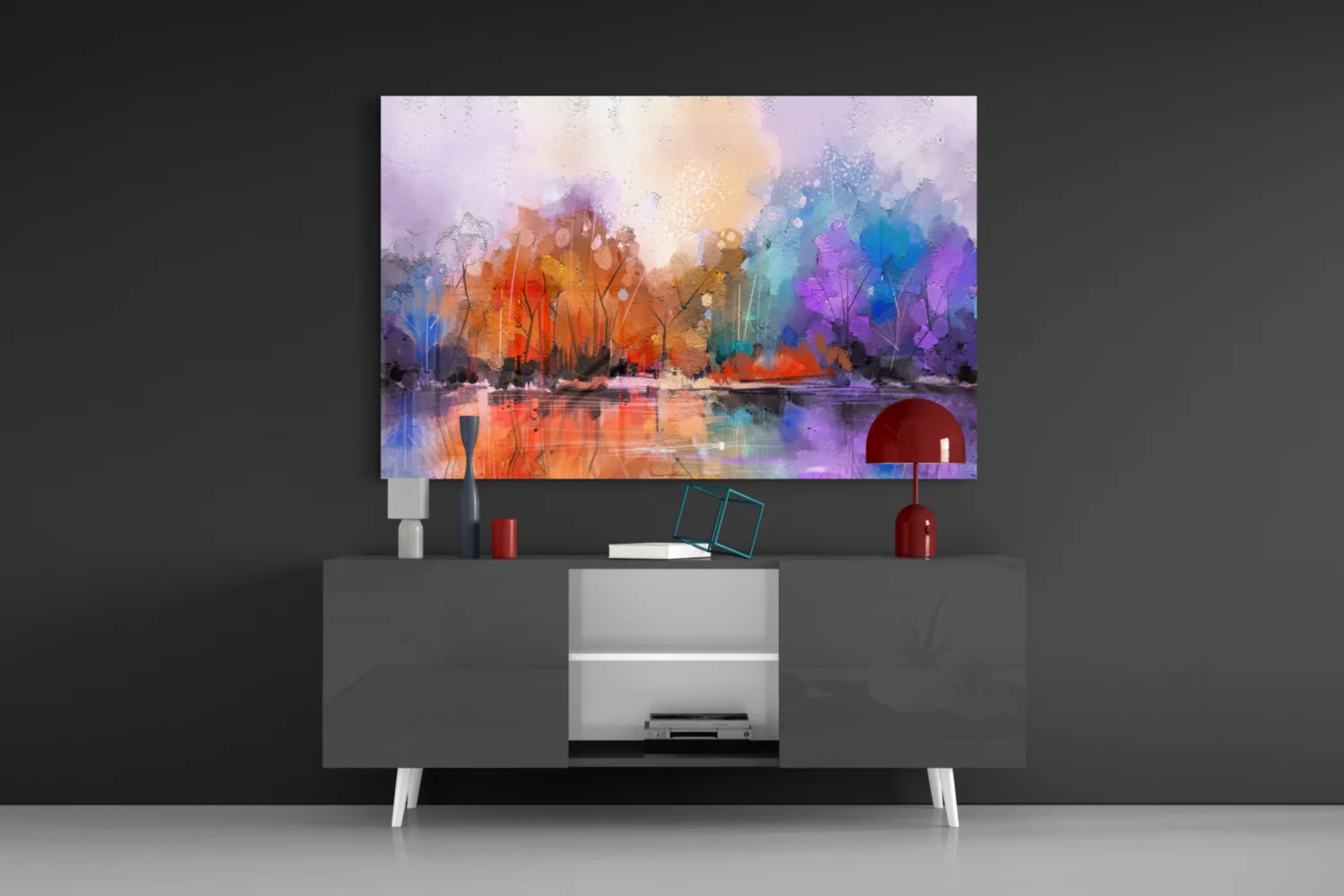 Lake View Glass Wall Art - Image 9