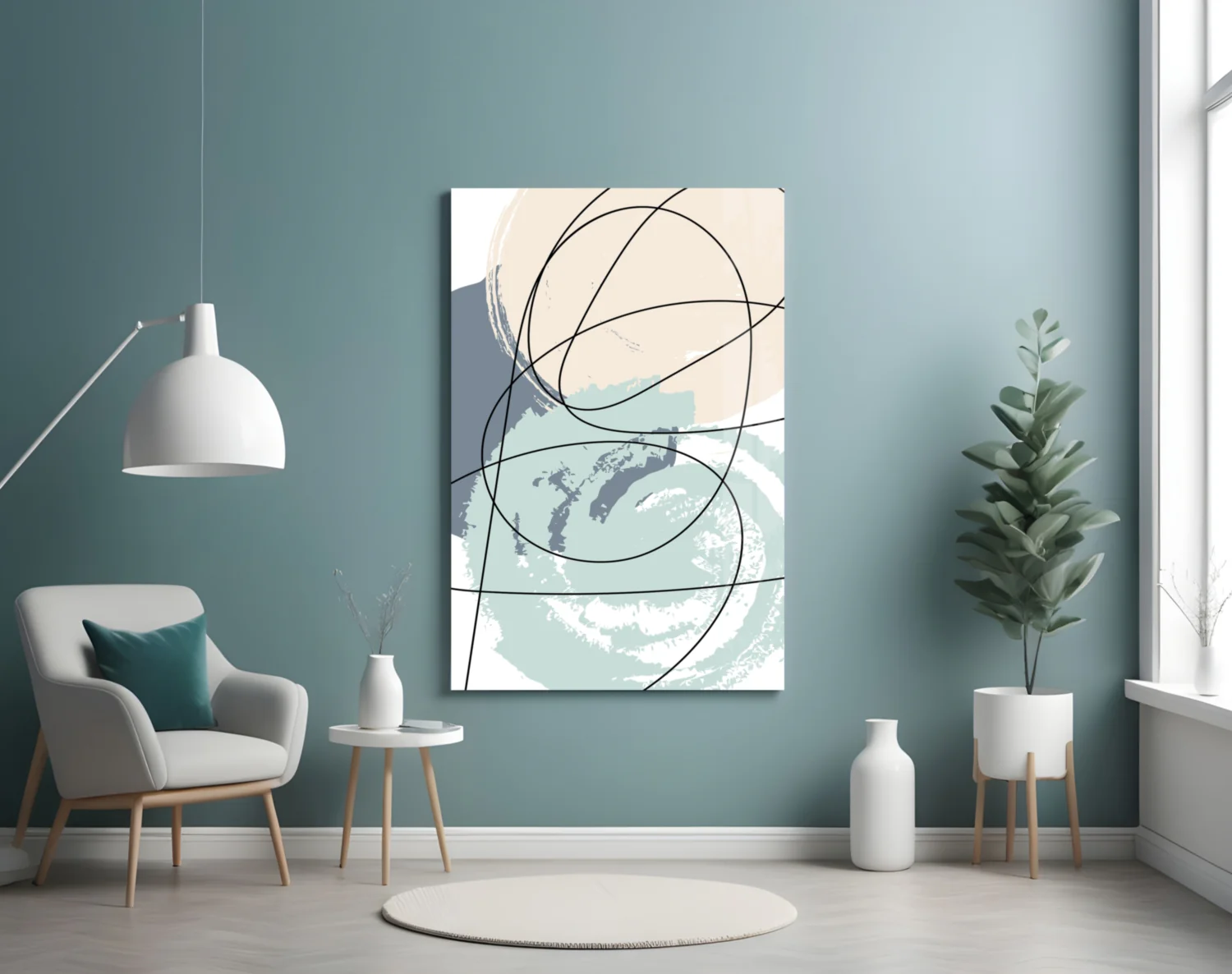 Chaotic Glass Wall Art - Image 5