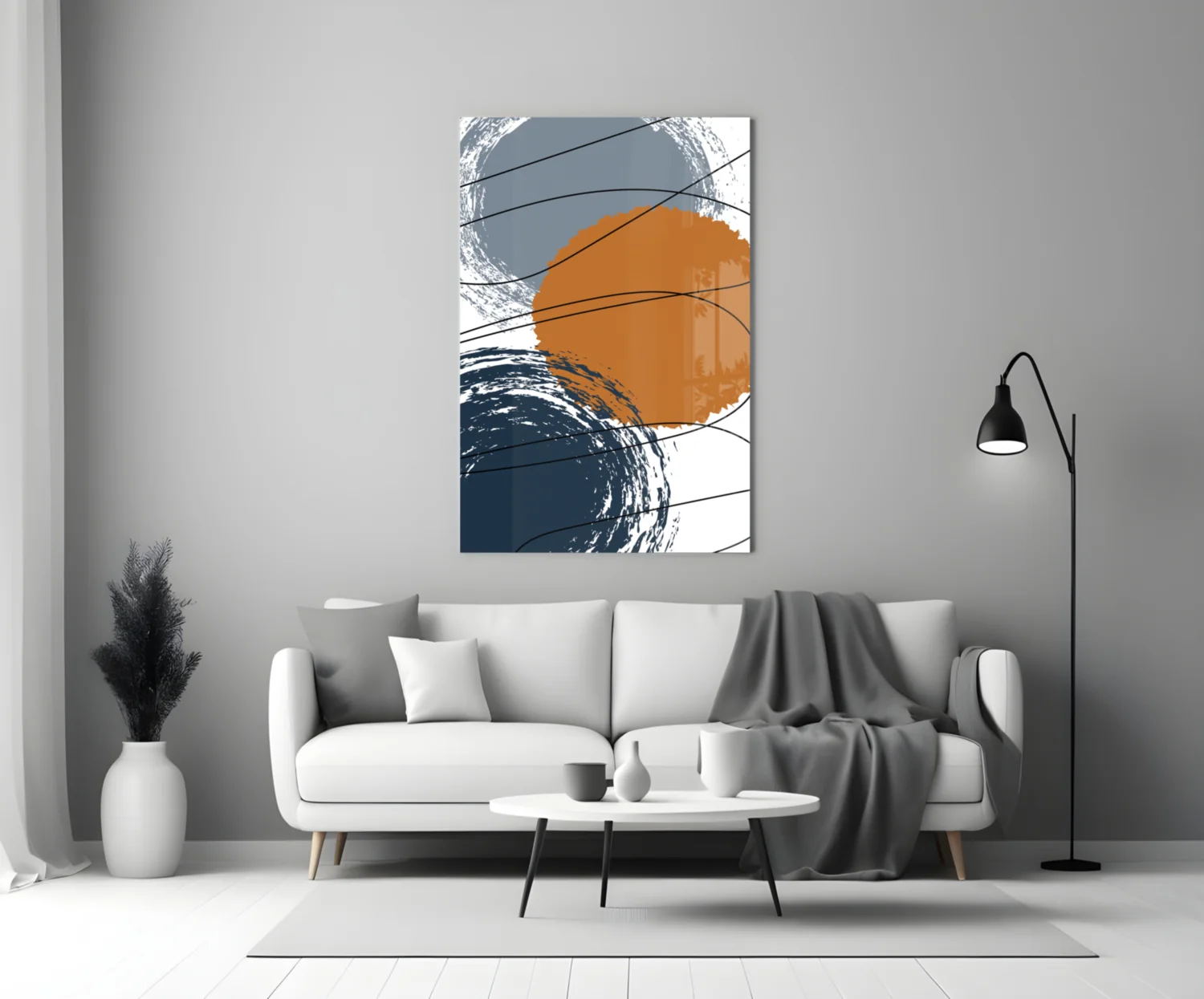 Chaotic Glass Wall Art - Image 4
